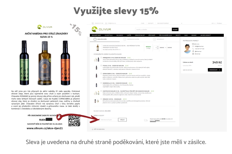 Říjnová akce -15% pro stálé zákazníky